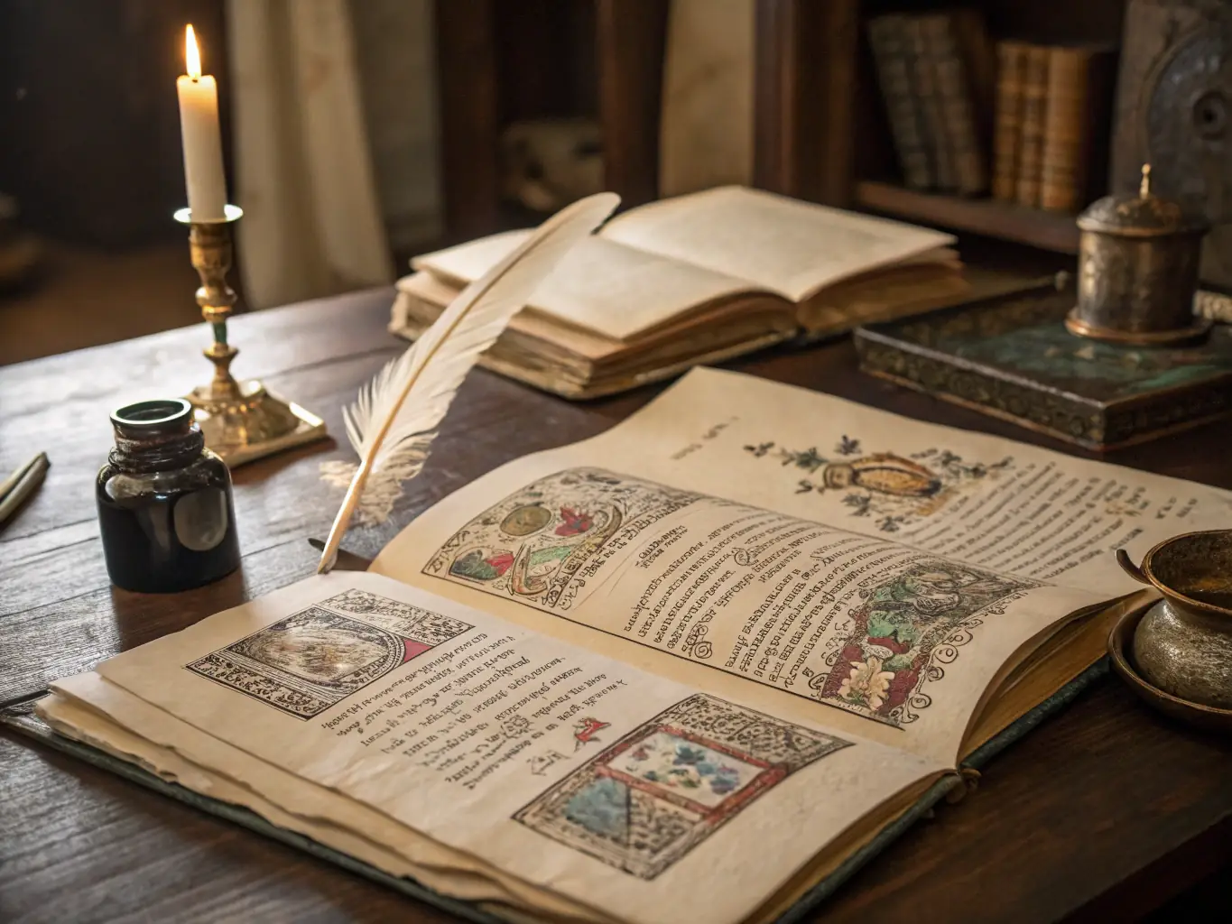 A meticulously restored historical document being carefully examined under archival lighting, showcasing the organization's dedication to preservation.